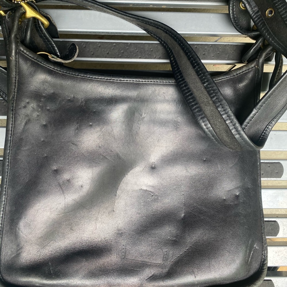 Authentic Vintage Black Coach Purse